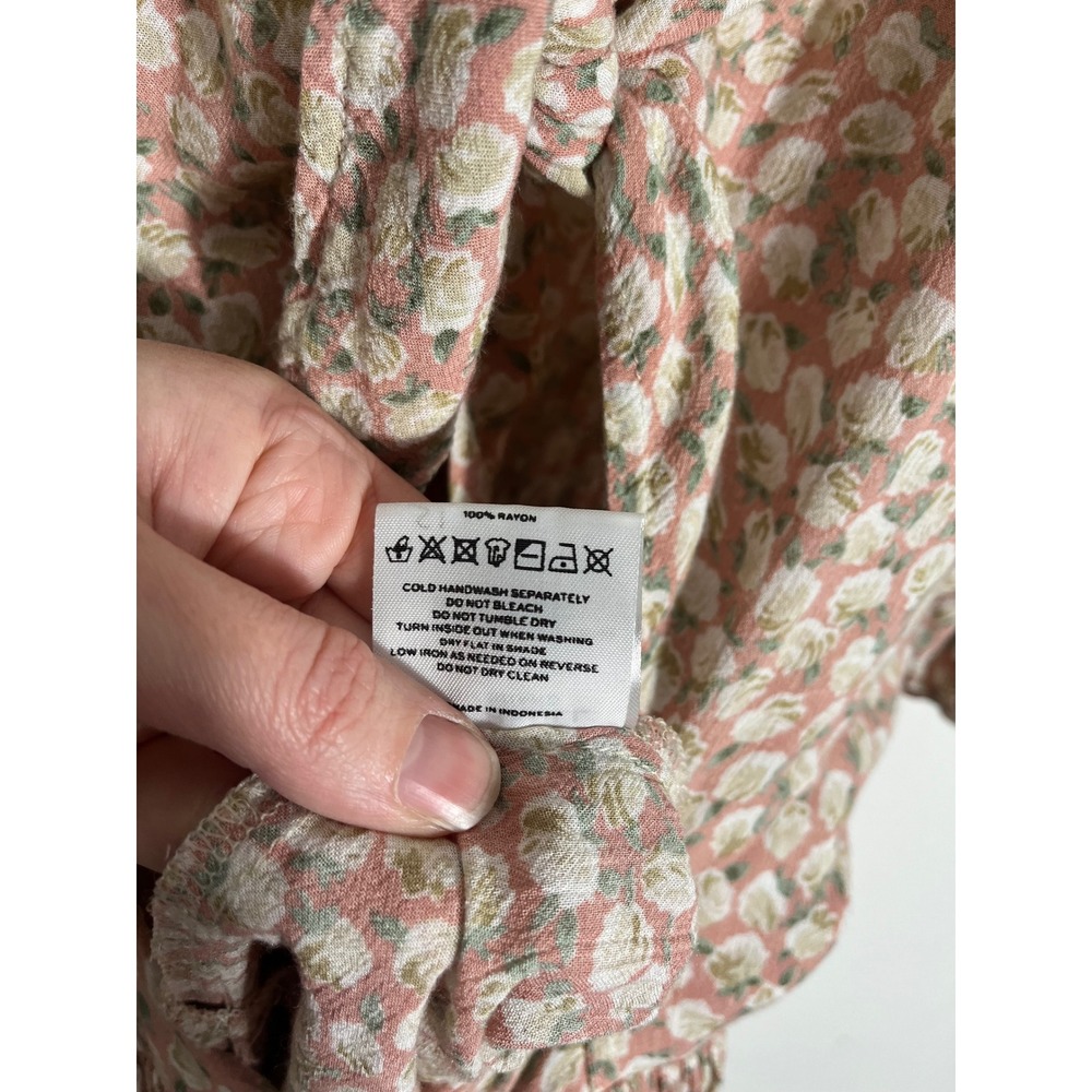FAITHFULL THE BRAND Blogger Favorite Marigot Ditzy Floral Tie Front Mini Dress - Picture 14 of 15